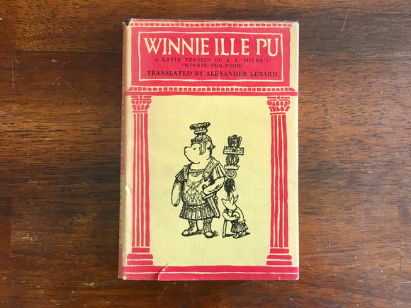 Winnie Ille Pu, Latin Version of A.A. Milne's Winnie-the-Pooh, Vintage 1960, HC DJ