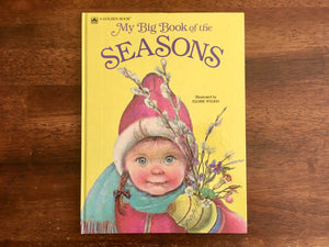 My Big Book of Seasons, Illustrated by Eloise Wilkin, A Golden Book, Vintage
