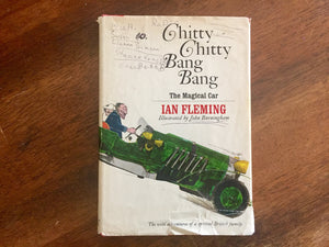 Chitty Chitty Bang Bang by Ian Fleming, Hardcover Book w/ Dust Jacket, Vintage 1964, Illustrated