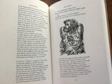 The Poems of Robert Browning, Illustrated with Wood Engravings by Peter Reddick, The Heritage Club, Vintage 1971, Hardcover Book in Slipcase