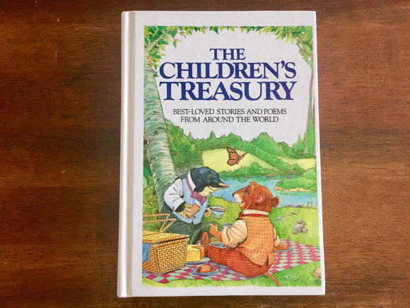 The Children’s Treasury, Hardcover Book, Vintage 1987, Illustrated