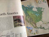 Rand McNally Atlas of World Wildlife, Illustrated Animals, Vintage 1973, Large HC