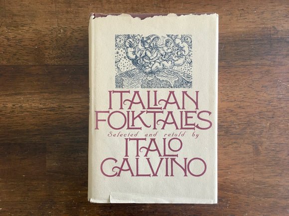 Italian Folktales, Selected and Retold by Italo Calvino, Vintage 1980, HC DJ