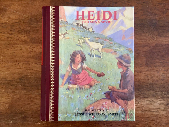 Heidi by Johanna Spyri, Illustrated by Jessie Wilcox Smith, Vintage 1986, Hardcover Book