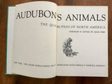 Audubon’s Animals: The Quadrupeds of North America, Alice Ford, Vintage 1954, Hardcover Book, Illustrated
