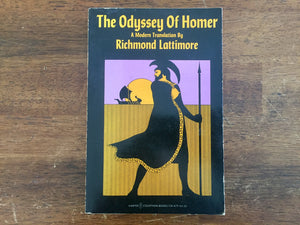 The Odyssey of Homer, A Modern Translation by Richmond Lattimore, First Harper Colophon Edition, Vintage 1975