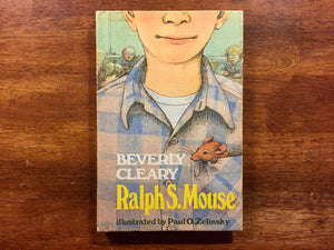 Ralph S. Mouse by Beverly Cleary, Illustrated by Paul O. Zelinsky, Vintage 1982, Hardcover Book